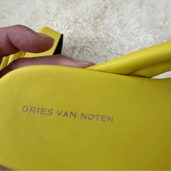 Dries Van Noten Leather Platform Thong Sandals size EU 36 - Picture 4 of 8